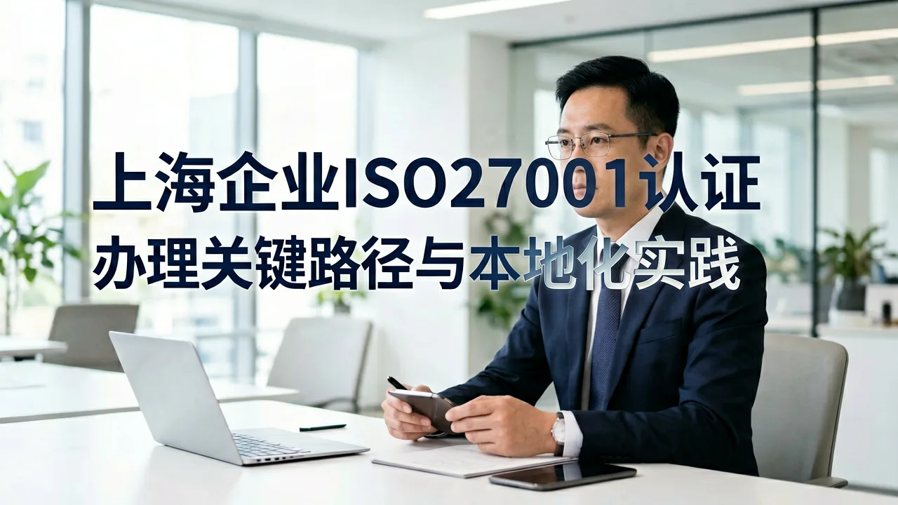 上海企业ISO27001认证办理关键路径与本地化实践